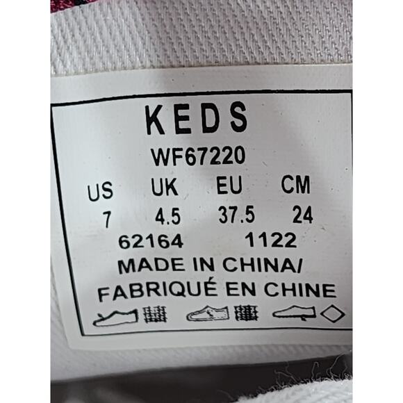 Keds Triple up Watercolor Floral sneakers Size 7 - Picture 10 of 11